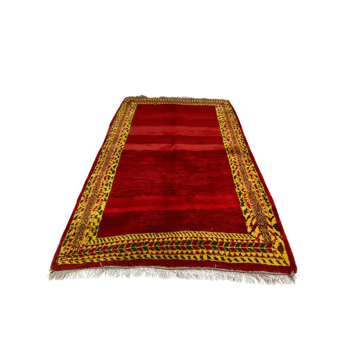 Großer Orientteppich Rot meliert, 347 × 250 cm (11,4 × 8,2 ft), handgeknüpftes Unikat