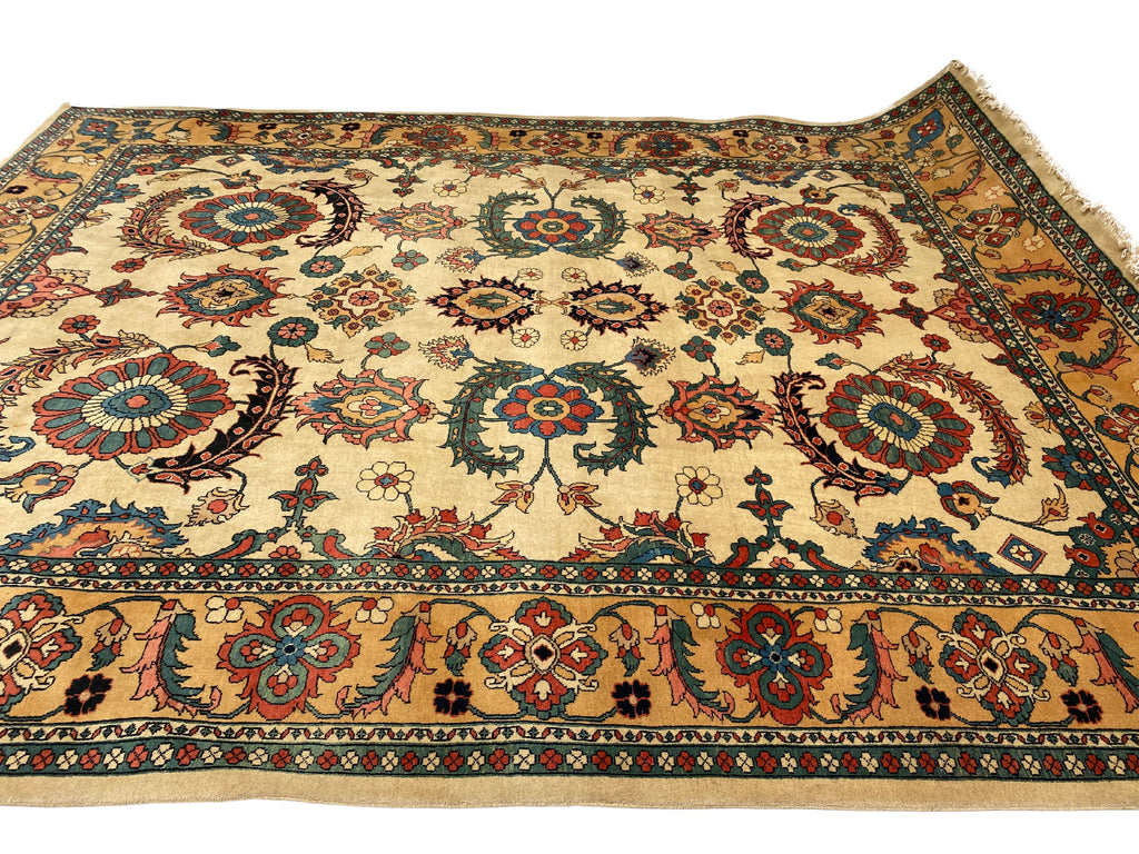 Großer Orientteppich Beige, handgeknüpftes Unikat – Ansicht 8