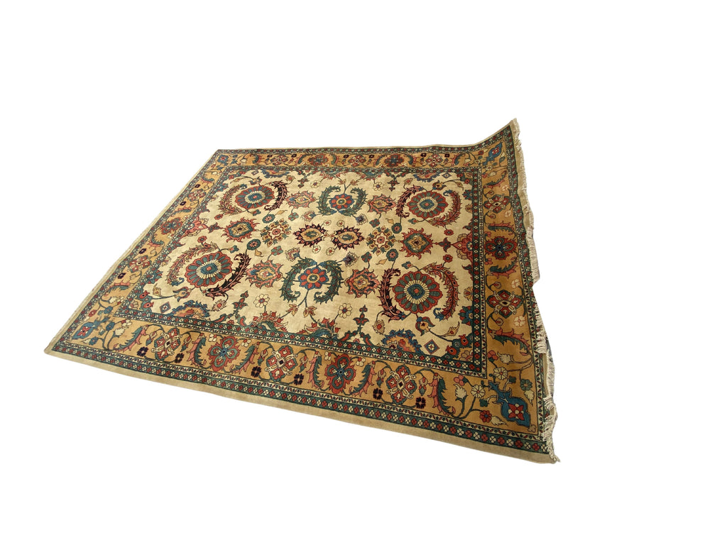 Großer Orientteppich Beige, handgeknüpftes Unikat – Ansicht 6