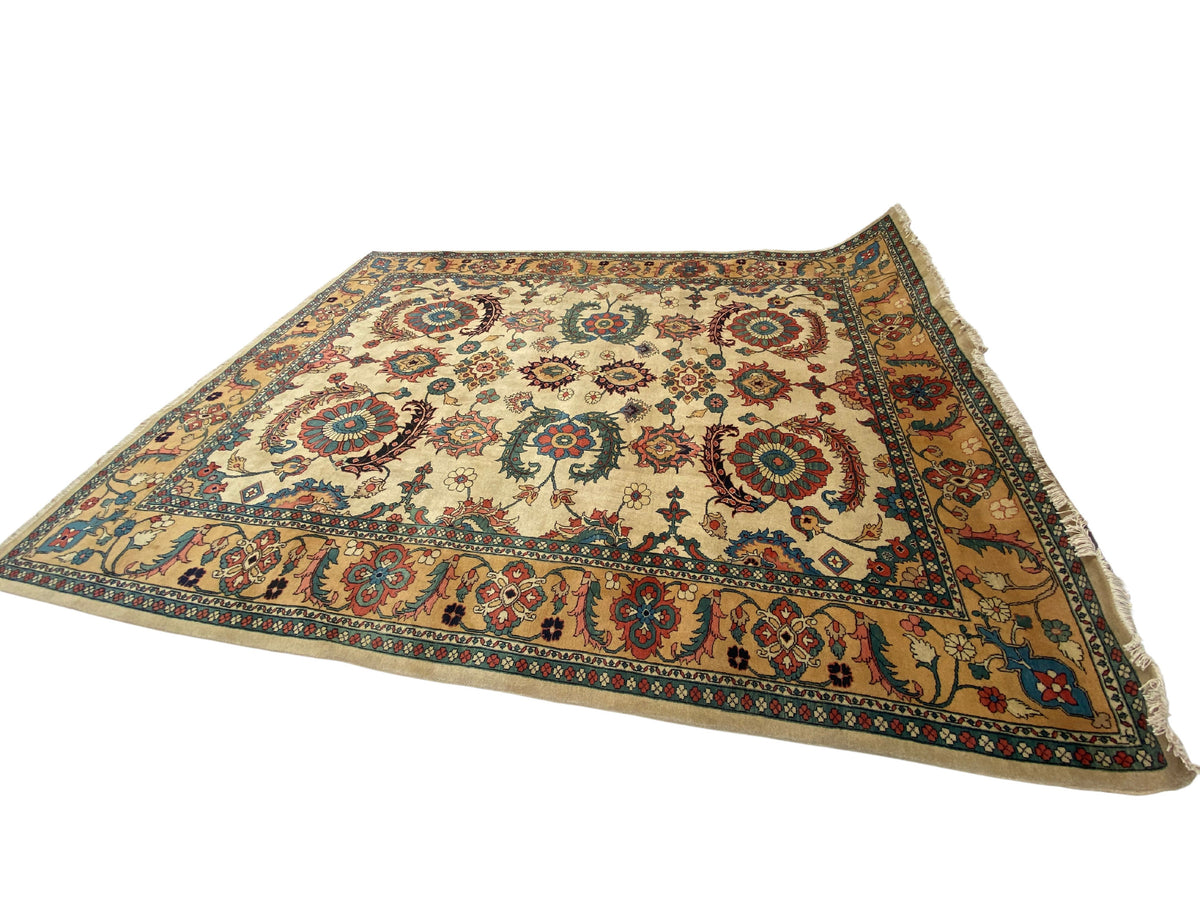 Großer Orientteppich Beige, handgeknüpftes Unikat – Ansicht 5