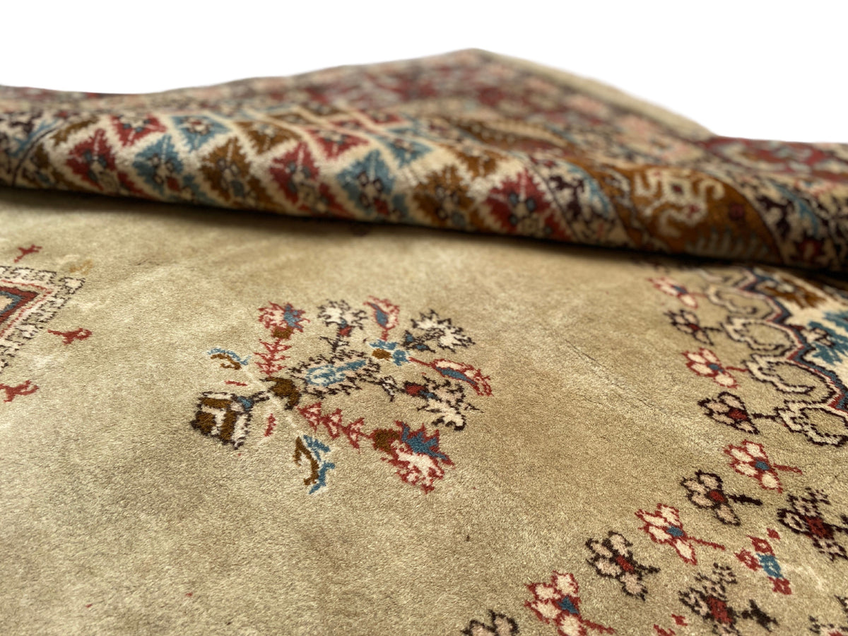 Großer Türkischer Teppich B-Ware Beige, handgeknüpftes Unikat – Ansicht 14