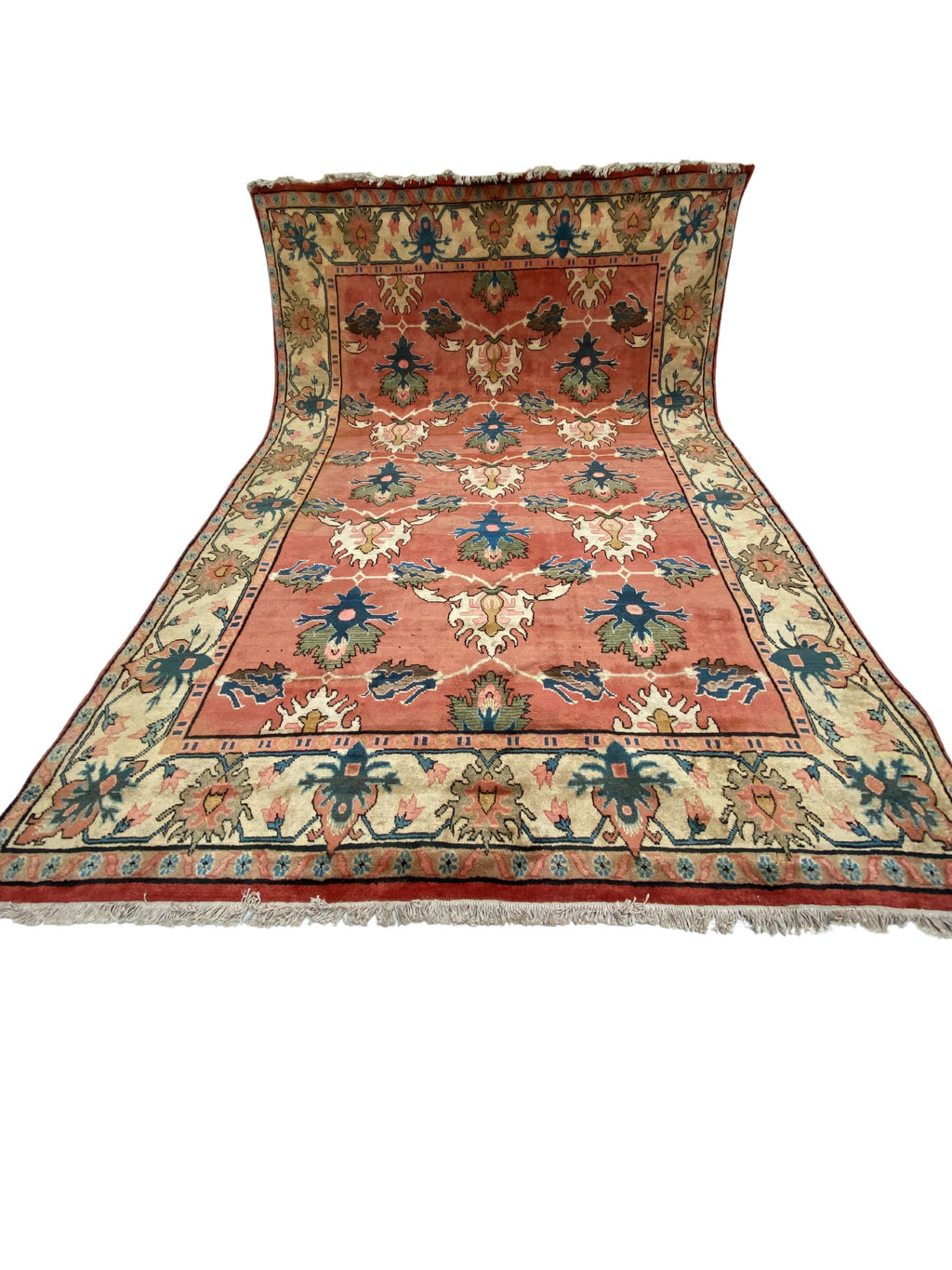 Großer Orientteppich Terracotta, 367 × 246 cm, handgeknüpftes Unikat – Ansicht 5