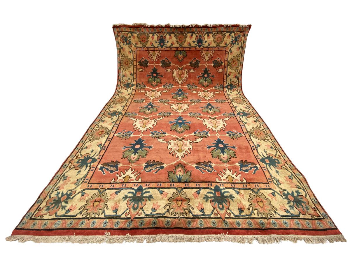 Großer Orientteppich Terracotta, 367 × 246 cm, handgeknüpftes Unikat – Ansicht 6