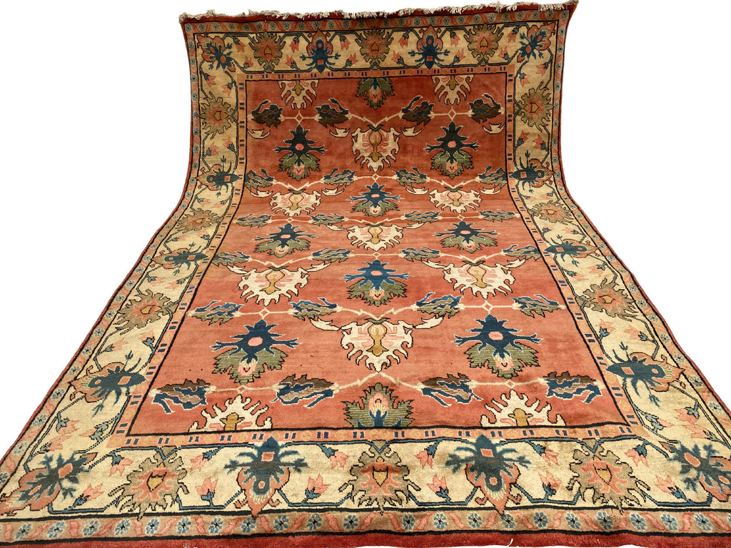 Großer Orientteppich Terracotta, 367 × 246 cm, handgeknüpftes Unikat – Ansicht 7
