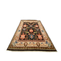 Großer Orientteppich Blau florale Motive, 333 × 242 cm (10,9 × 7,9 ft), handgeknüpftes Unikat