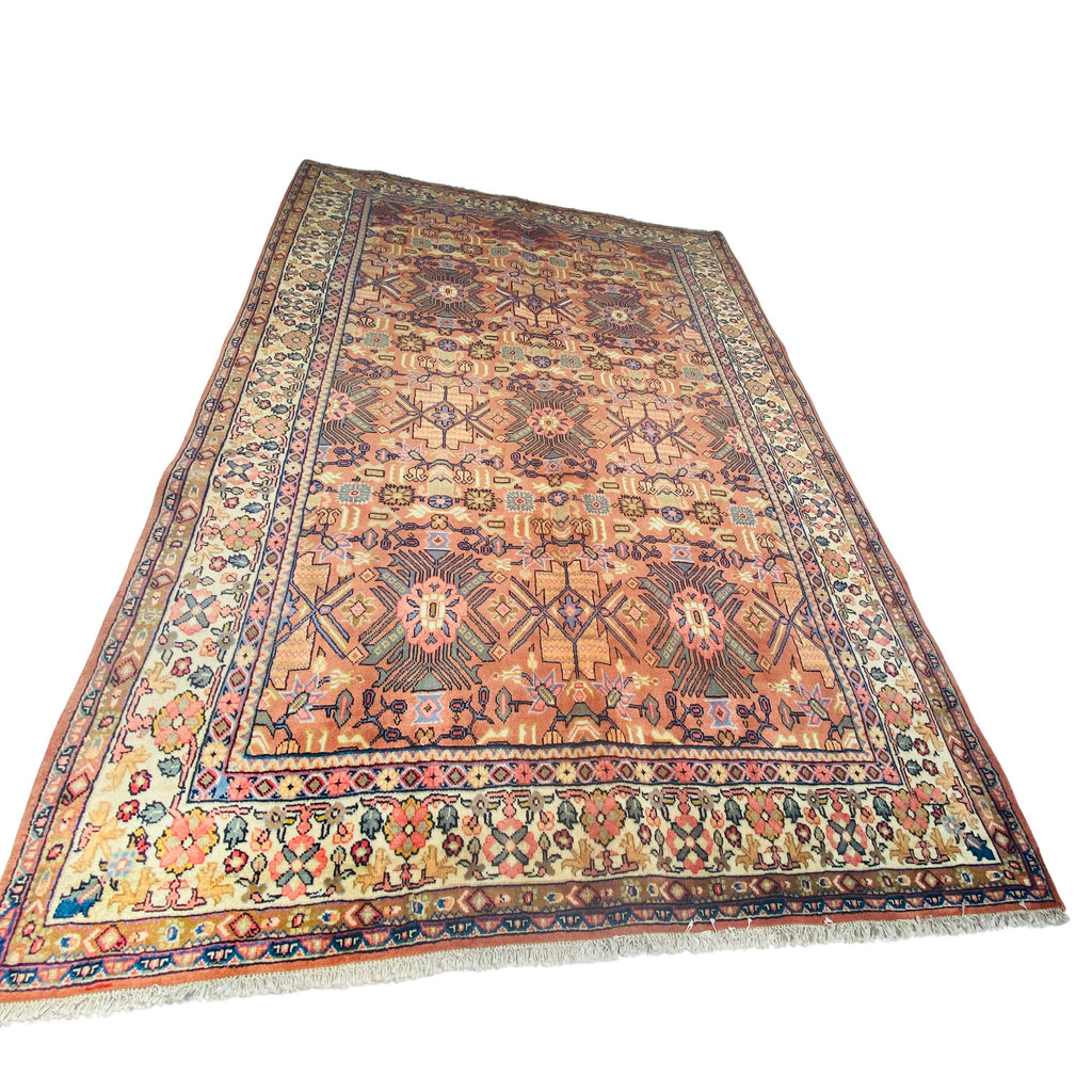Großer Orientteppich Beige Ornamente, 294 × 208 cm, handgeknüpftes Unikat – Ansicht 7