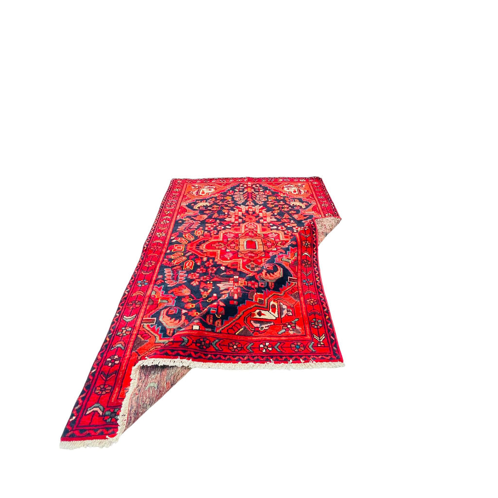 Orientteppich Rot Blau Stern-Medaillon, handgeknüpftes Unikat – Ansicht 5