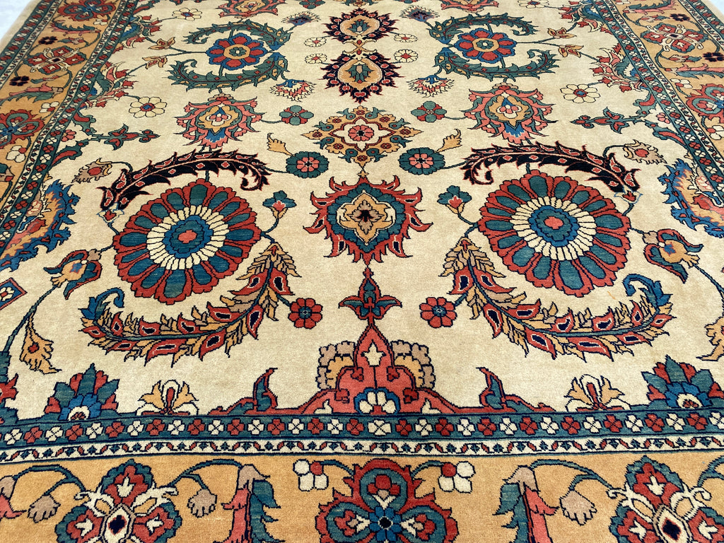 Großer Orientteppich Beige, handgeknüpftes Unikat – Ansicht 15