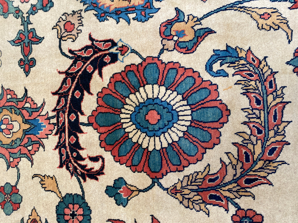 Großer Orientteppich Beige, handgeknüpftes Unikat – Ansicht 16