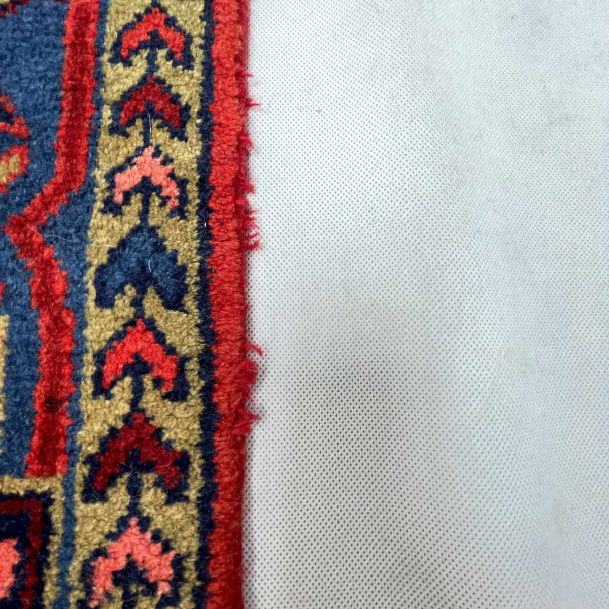Orientteppich Rot Blau Medaillon, handgeknüpftes Unikat – Ansicht 10