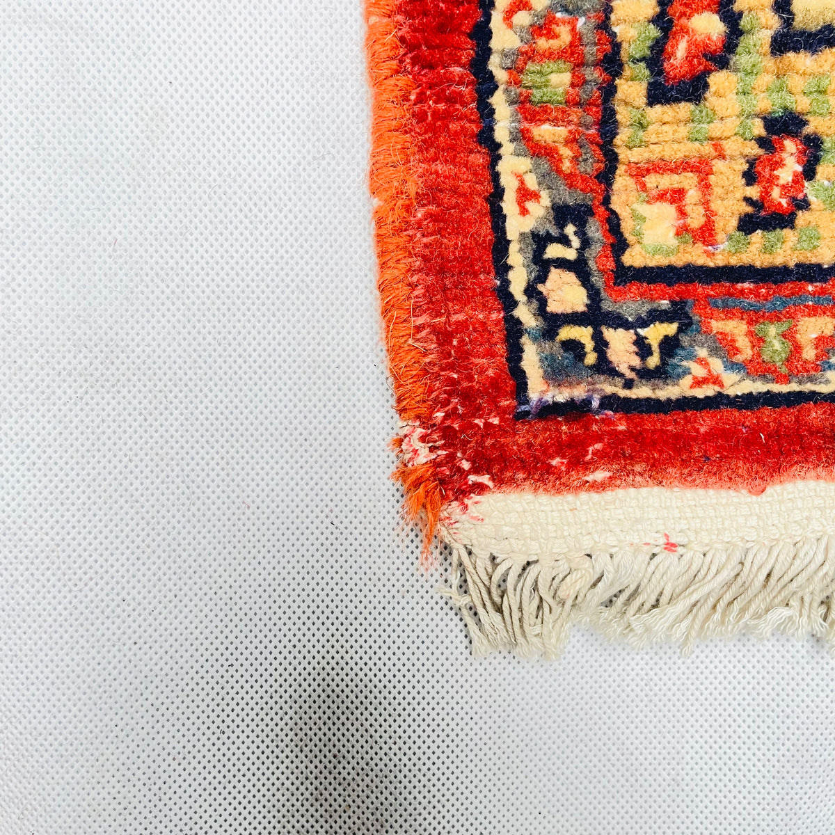 Orientteppich Rot Beige Allover-Muster, handgeknüpftes Unikat – Ansicht 10