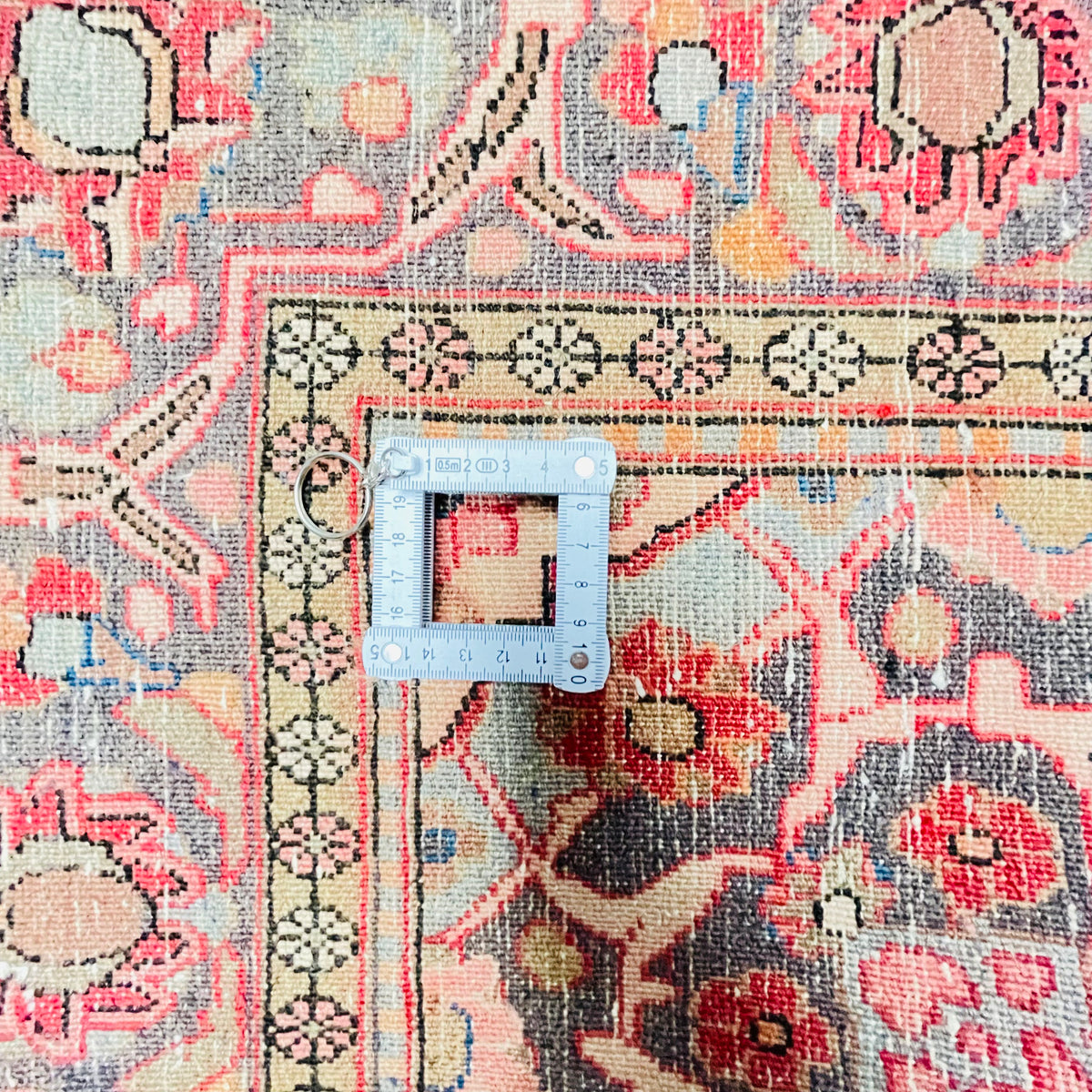 Orientteppich Rosé Beige Medaillon, handgeknüpftes Unikat – Ansicht 8