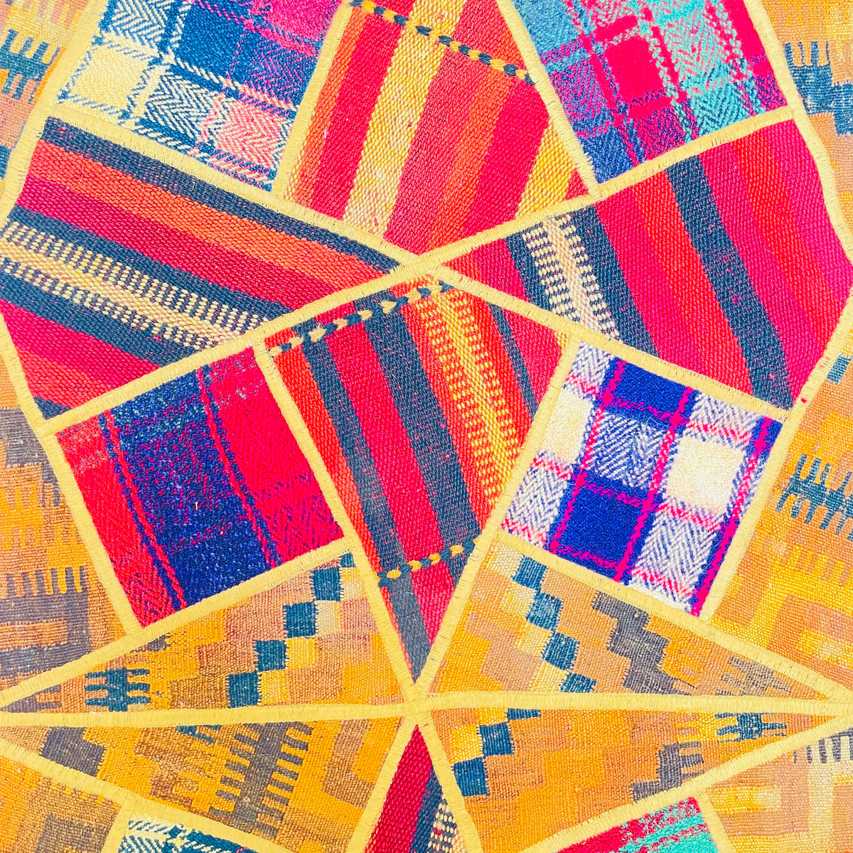 Kelim Läufer Patchwork, handgewebtes Unikat – Ansicht 8