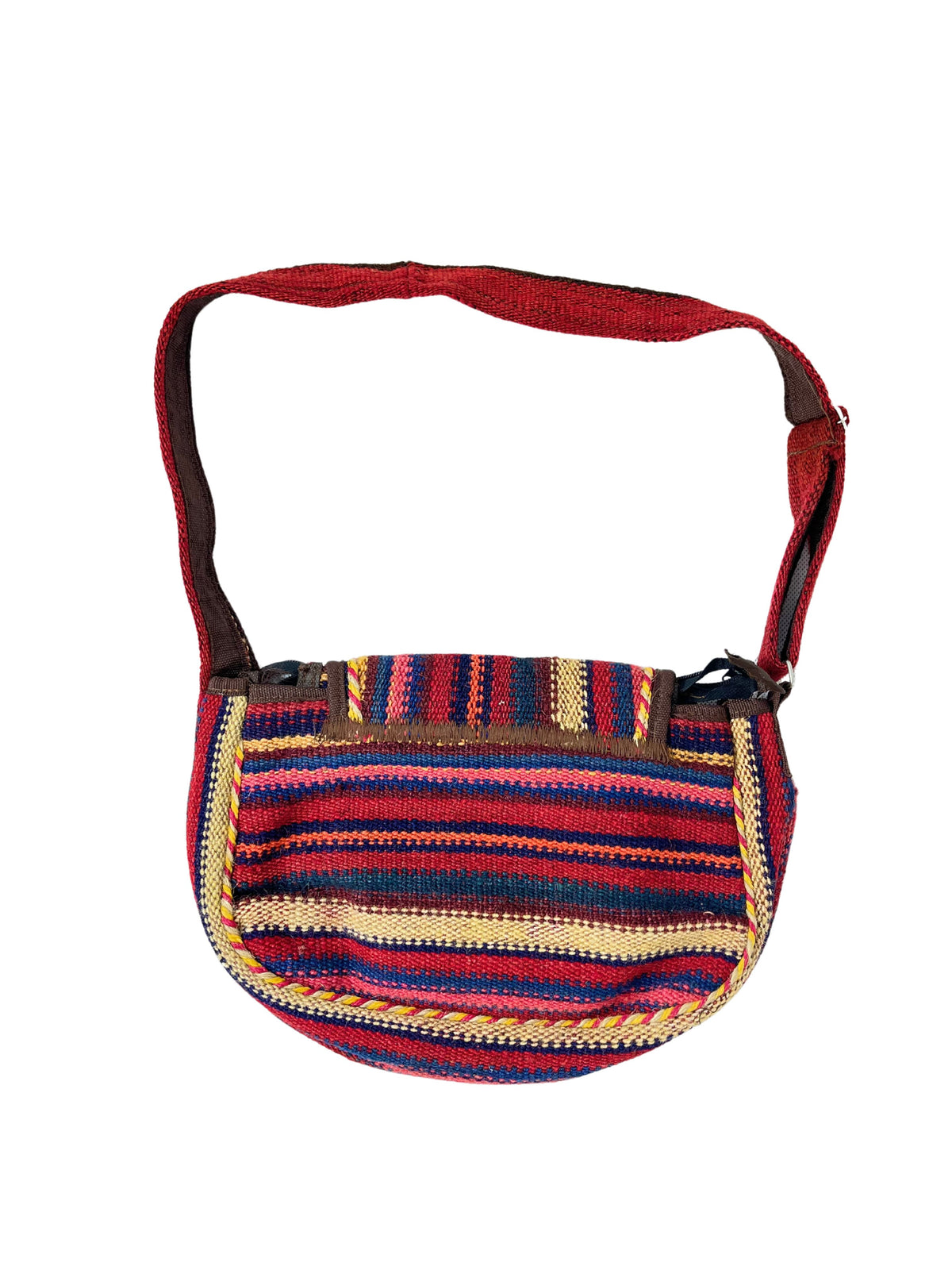 Kelim Tasche Nomad bunt gewebt, handgewebtes Unikat – Ansicht 3