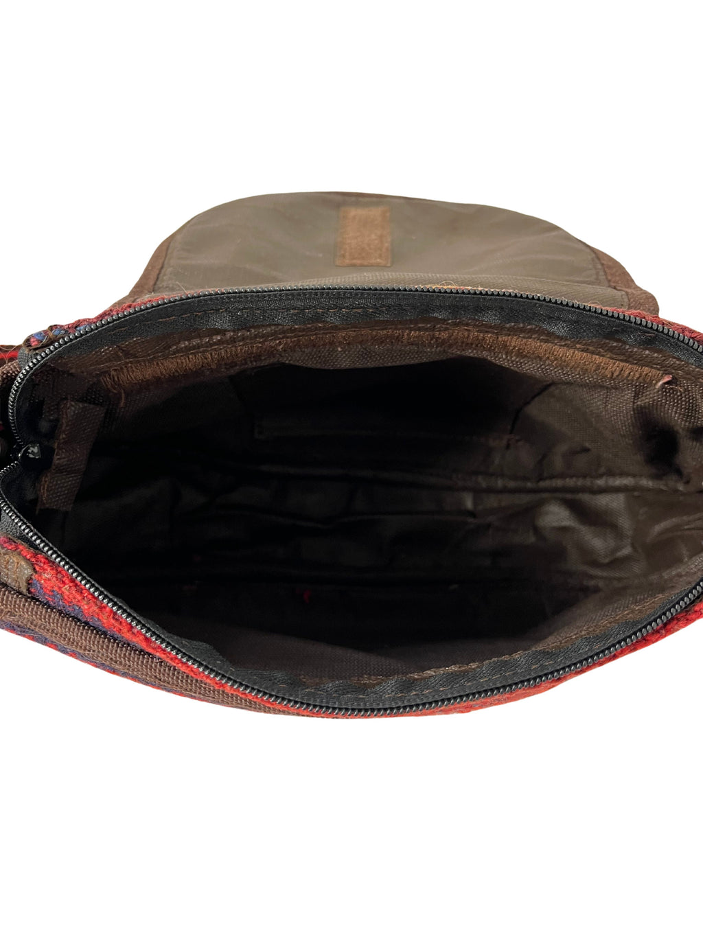 Kelim Tasche Nomad bunt gewebt, handgewebtes Unikat – Ansicht 4