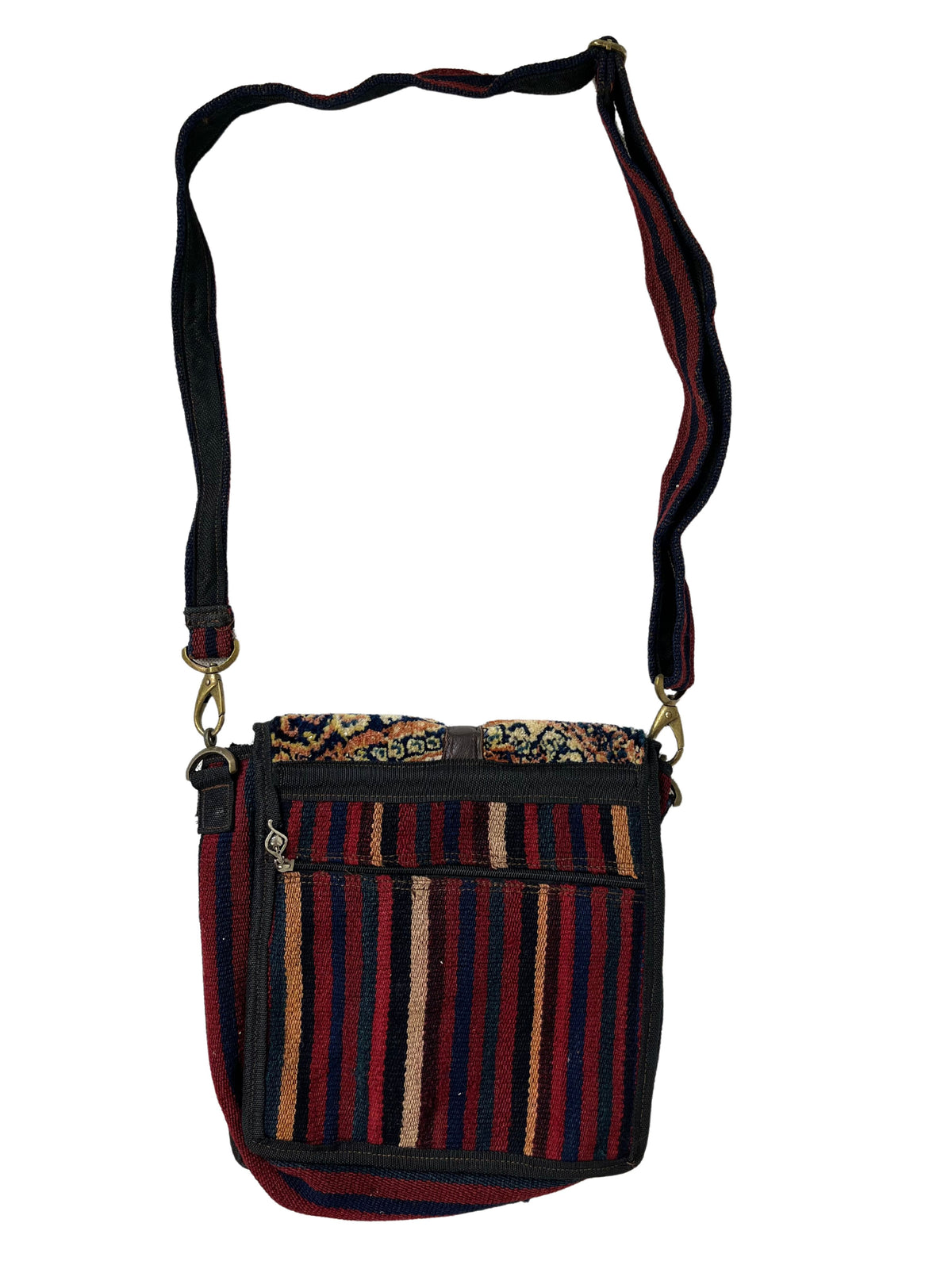 Kelim Tasche Nomad Naturtöne, handgewebtes Unikat – Ansicht 3