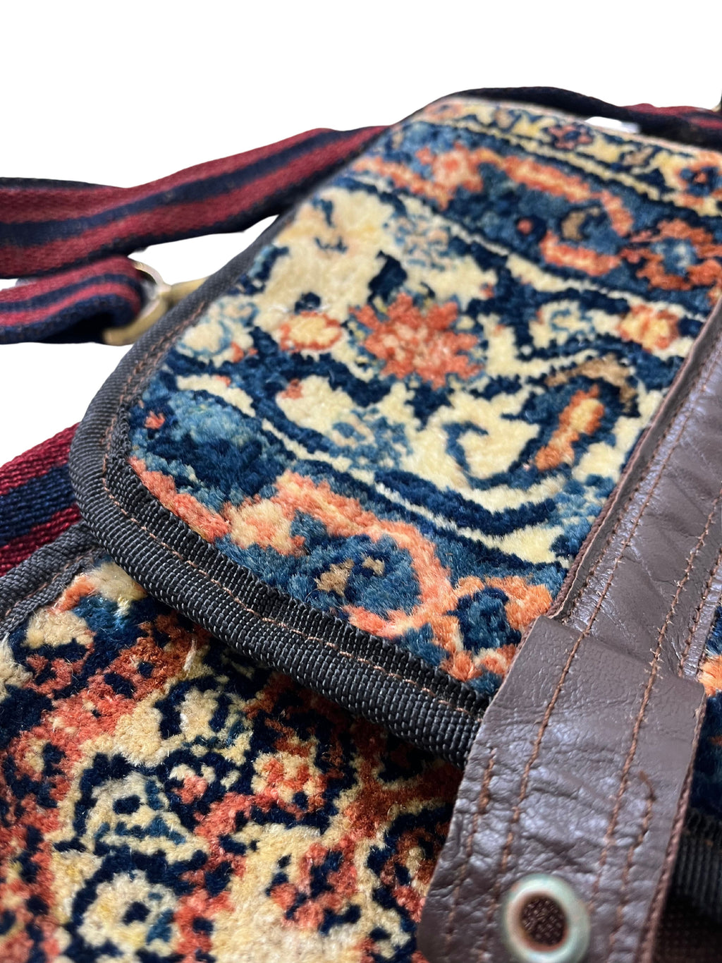 Kelim Tasche Nomad Naturtöne, handgewebtes Unikat – Ansicht 4