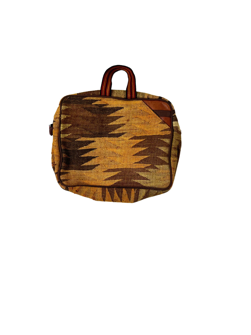Kelim Tasche Nomad Erdtöne, handgewebtes Unikat – Ansicht 3