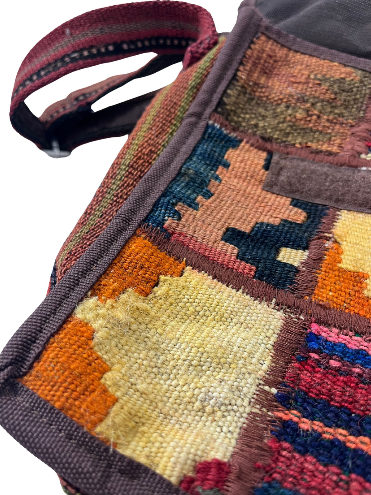 Kelim Umhängetasche Nomad Multicolor, handgewebtes Unikat – Ansicht 5