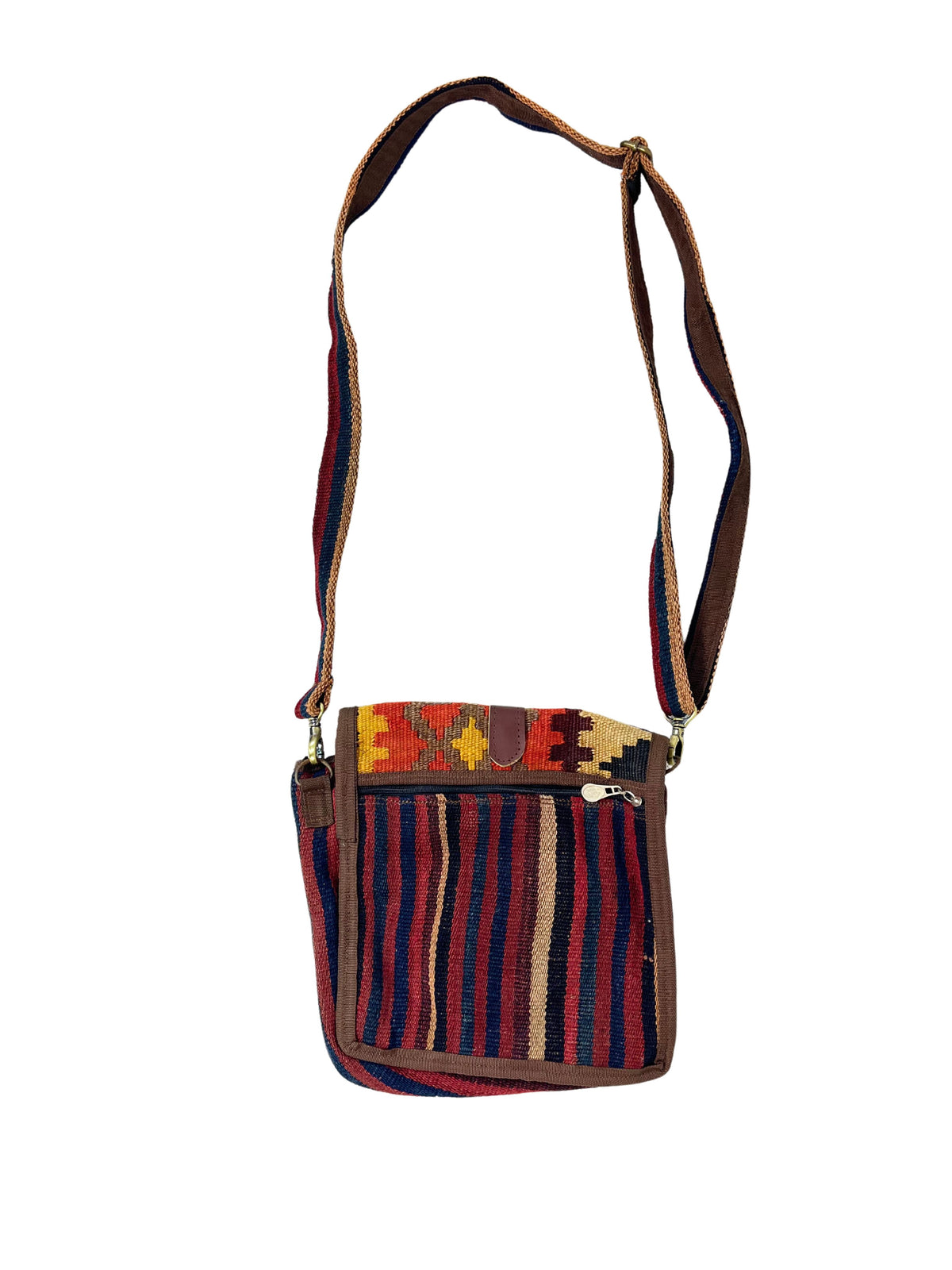 Kelim Tasche Nomad Vintage Orientmuster, handgewebtes Unikat – Ansicht 2
