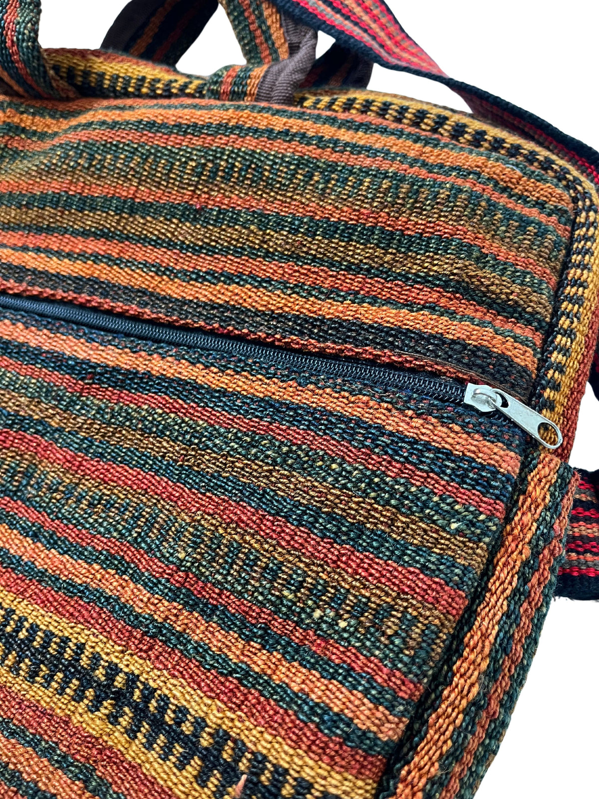 Kelim Tasche Nomad Beige Braun, handgewebtes Unikat – Ansicht 6