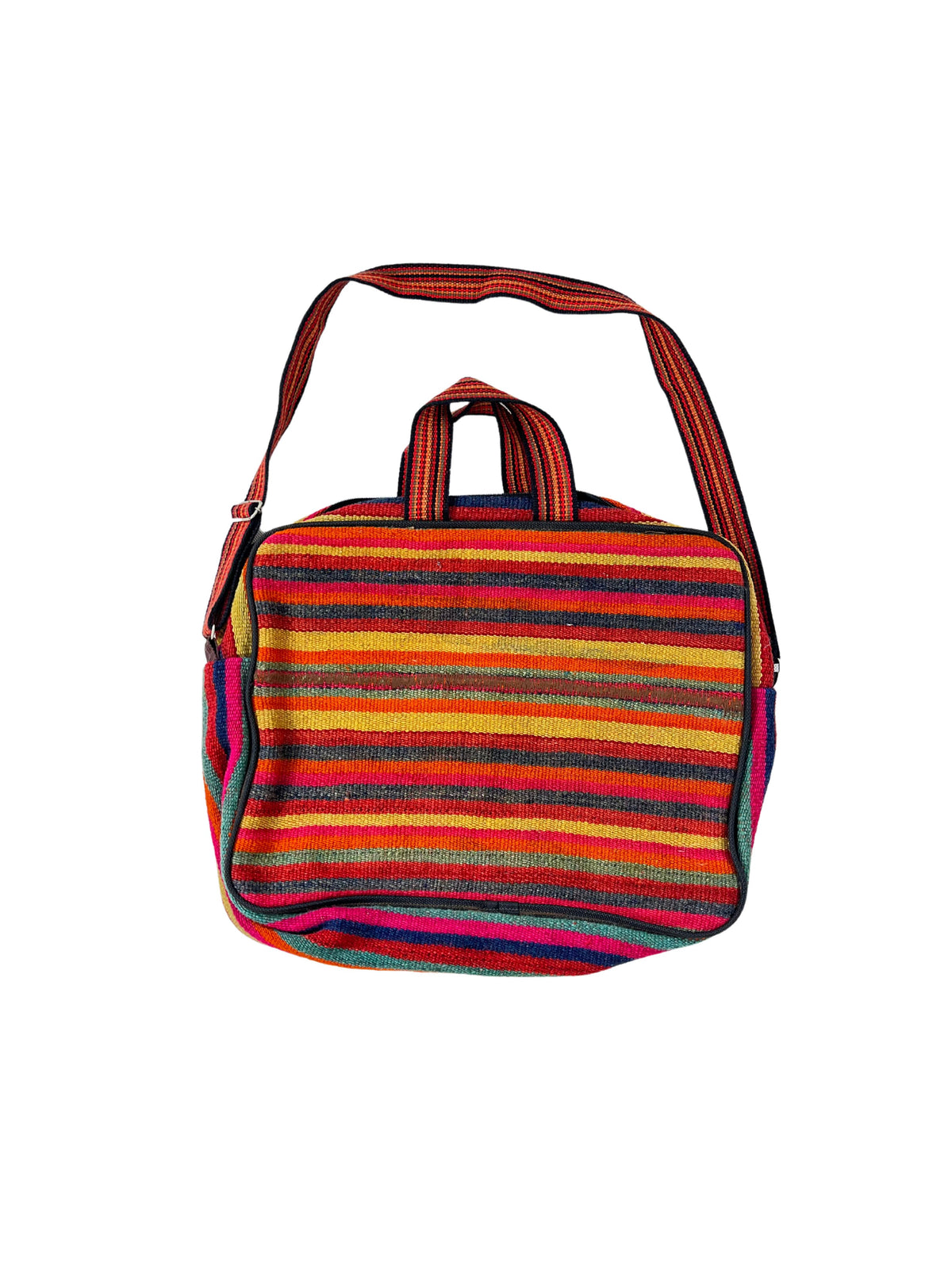 Kelim Tasche Nomad Terracotta, handgewebtes Unikat – Ansicht 3