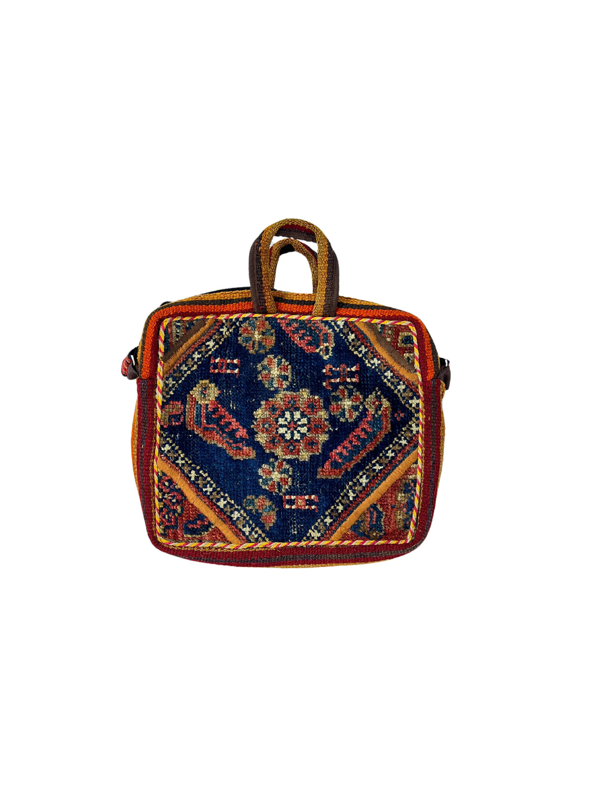 Kelim Tasche Nomad Naturmuster, handgewebtes Unikat – Ansicht 2