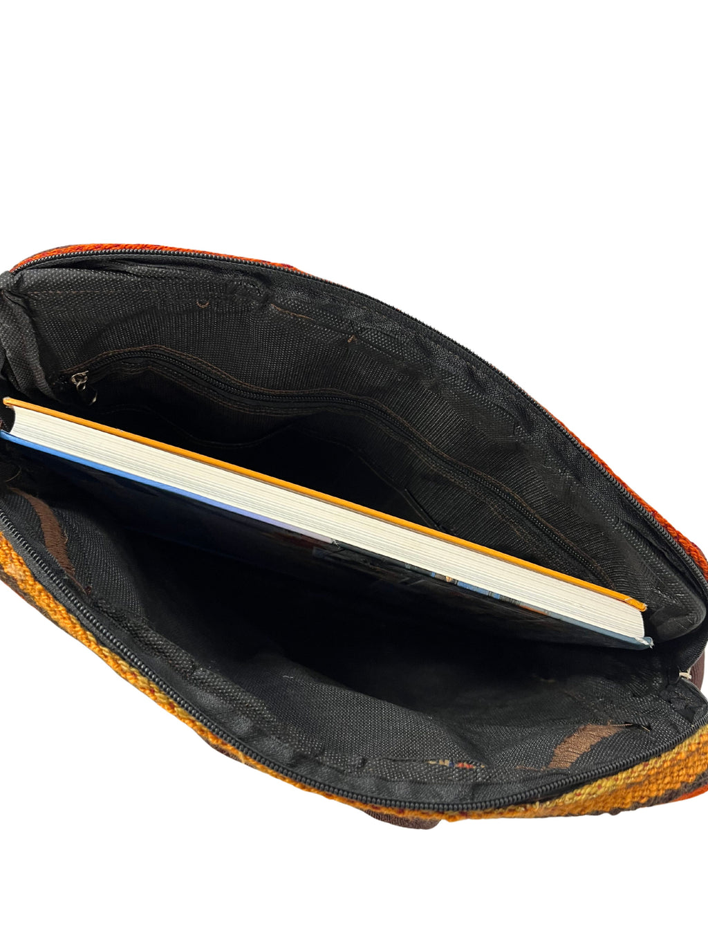 Kelim Tasche Nomad Naturmuster, handgewebtes Unikat – Ansicht 6